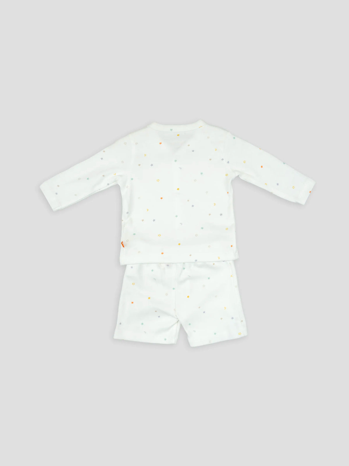 Hap & Hope Unisex Printed Cotton Full Sleeve Jabala Set  For Babies