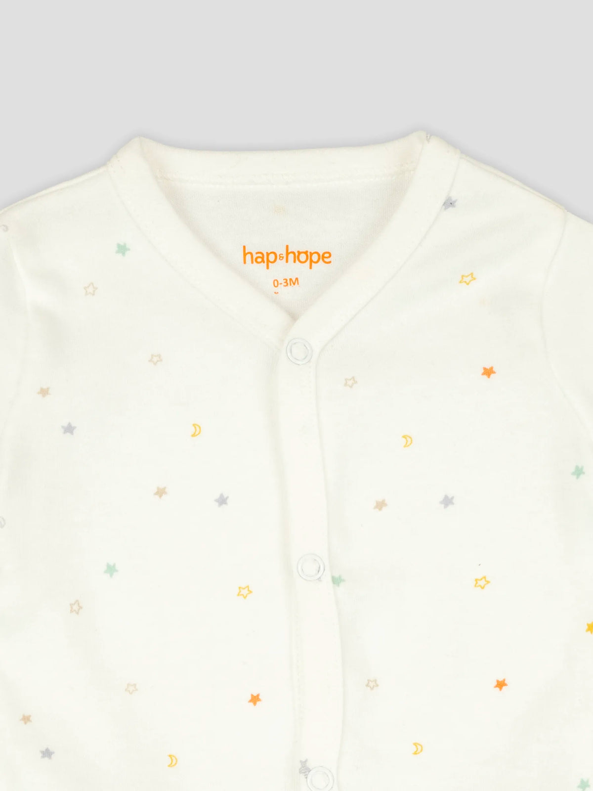 Hap & Hope Unisex Printed Cotton Full Sleeve Jabala Set  For Babies