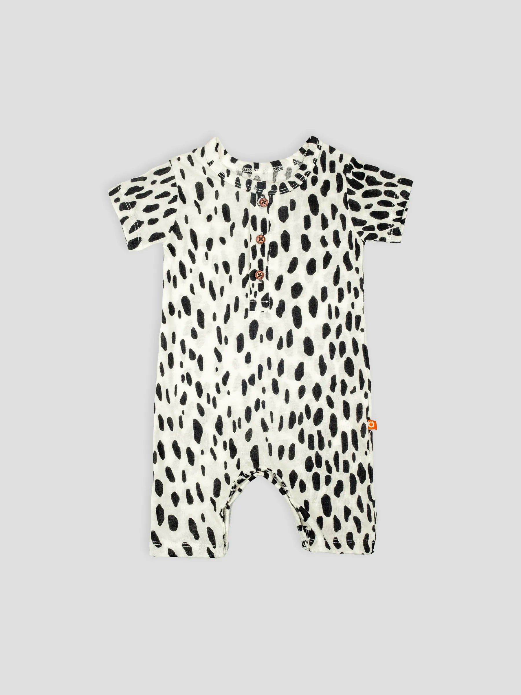 Hap & Hope Unisex  Printed Round Neck Half Sleeve Cotton Romper For Babies