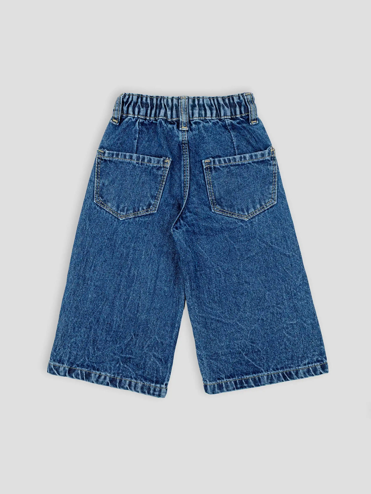 Hap & Hope Unisex Relaxed Fit Denim Wide Leg Jeans For Unisex