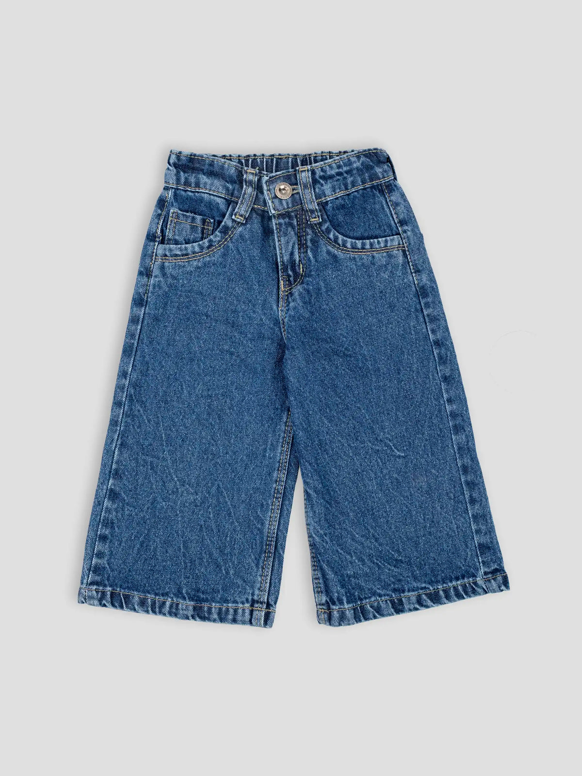 Hap & Hope Unisex Relaxed Fit Denim Wide Leg Jeans For Unisex