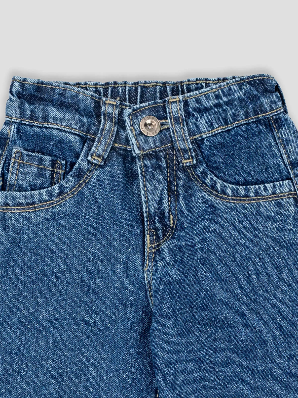 Hap & Hope Unisex Relaxed Fit Denim Wide Leg Jeans For Unisex