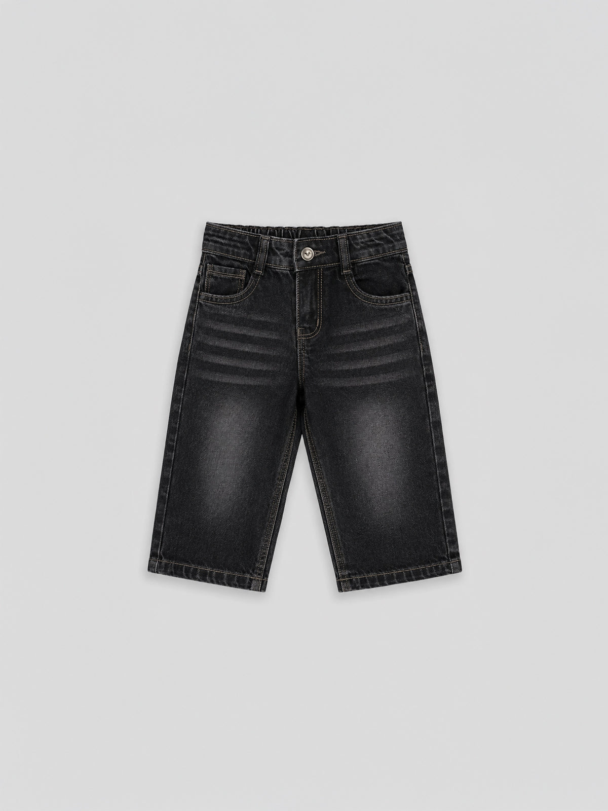 Hap & Hope Unisex Relaxed Fit Plain Denim Pants For Unisex