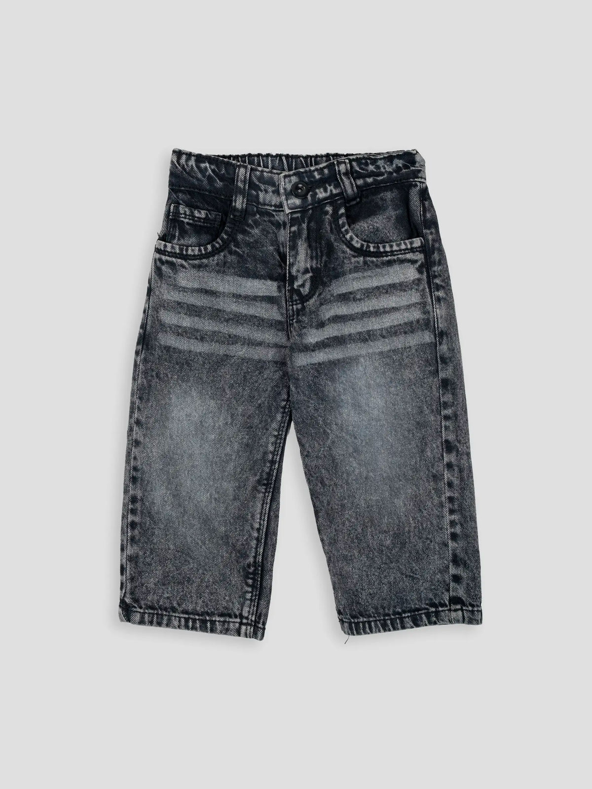 Hap & Hope Unisex Relaxed Fit Plain Denim Pants For Unisex