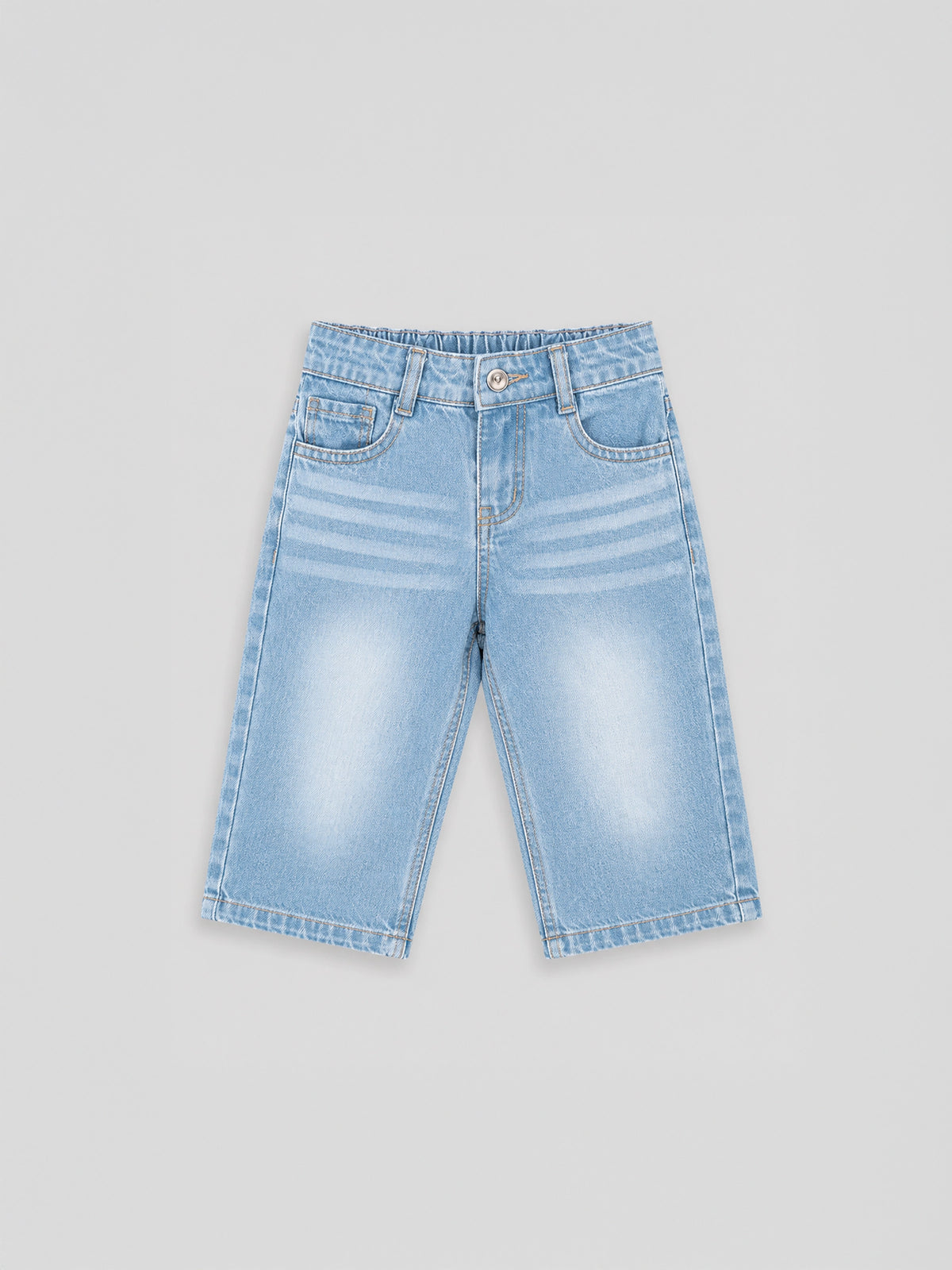 Hap & Hope Unisex Relaxed Fit Plain Denim Pants For Unisex