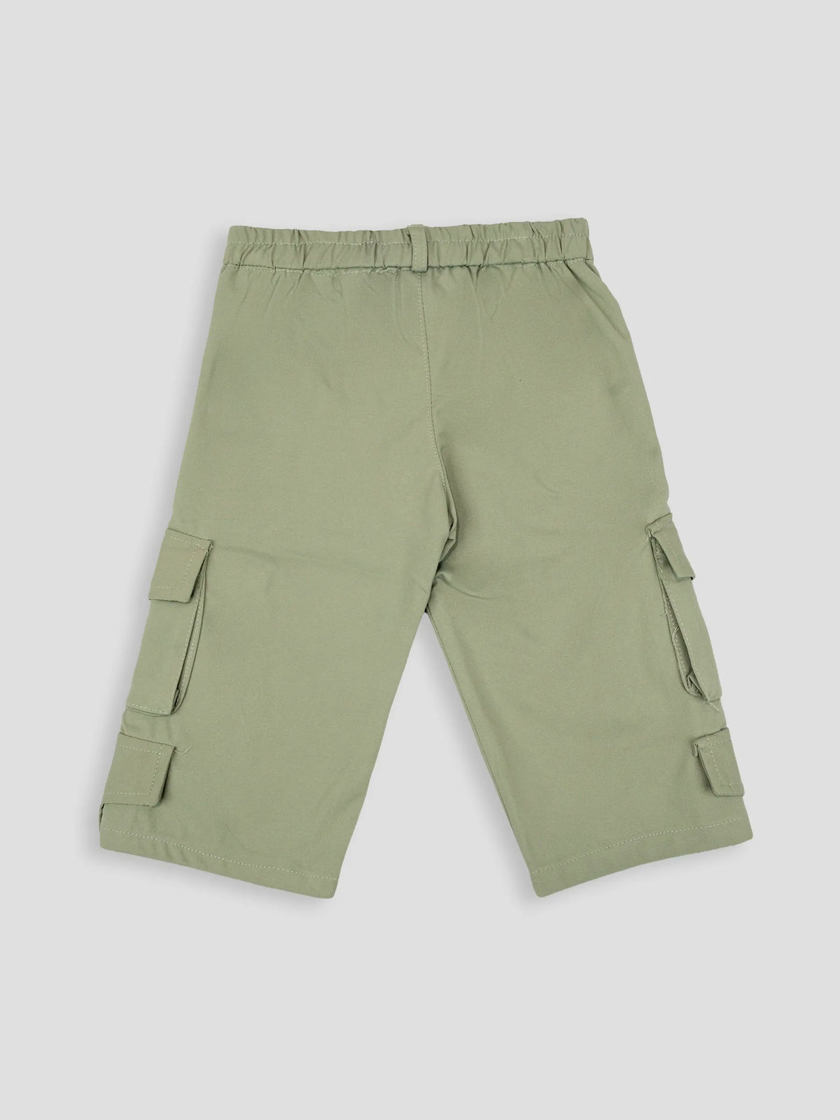 Hap & Hope Unisex Relaxed Fit Plain Poly Cotton Cargo Pants For Unisex