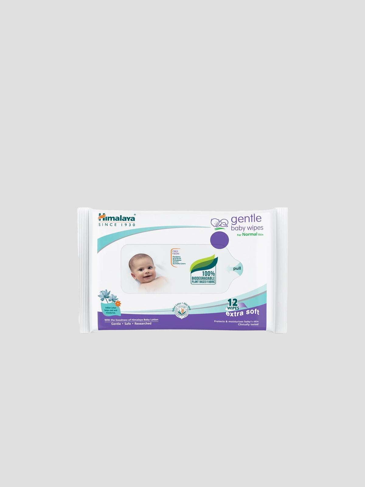 Himalaya Gentle Baby Wipes -12 Sheets