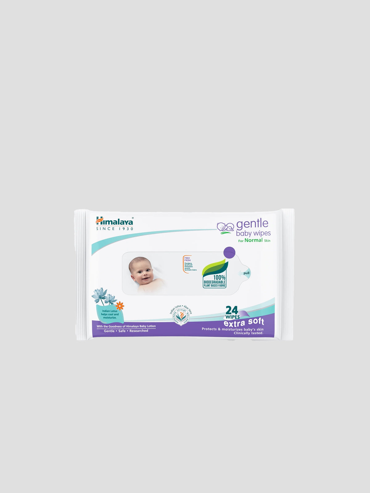 Himalaya Gentle Baby Wipes -24 Sheets