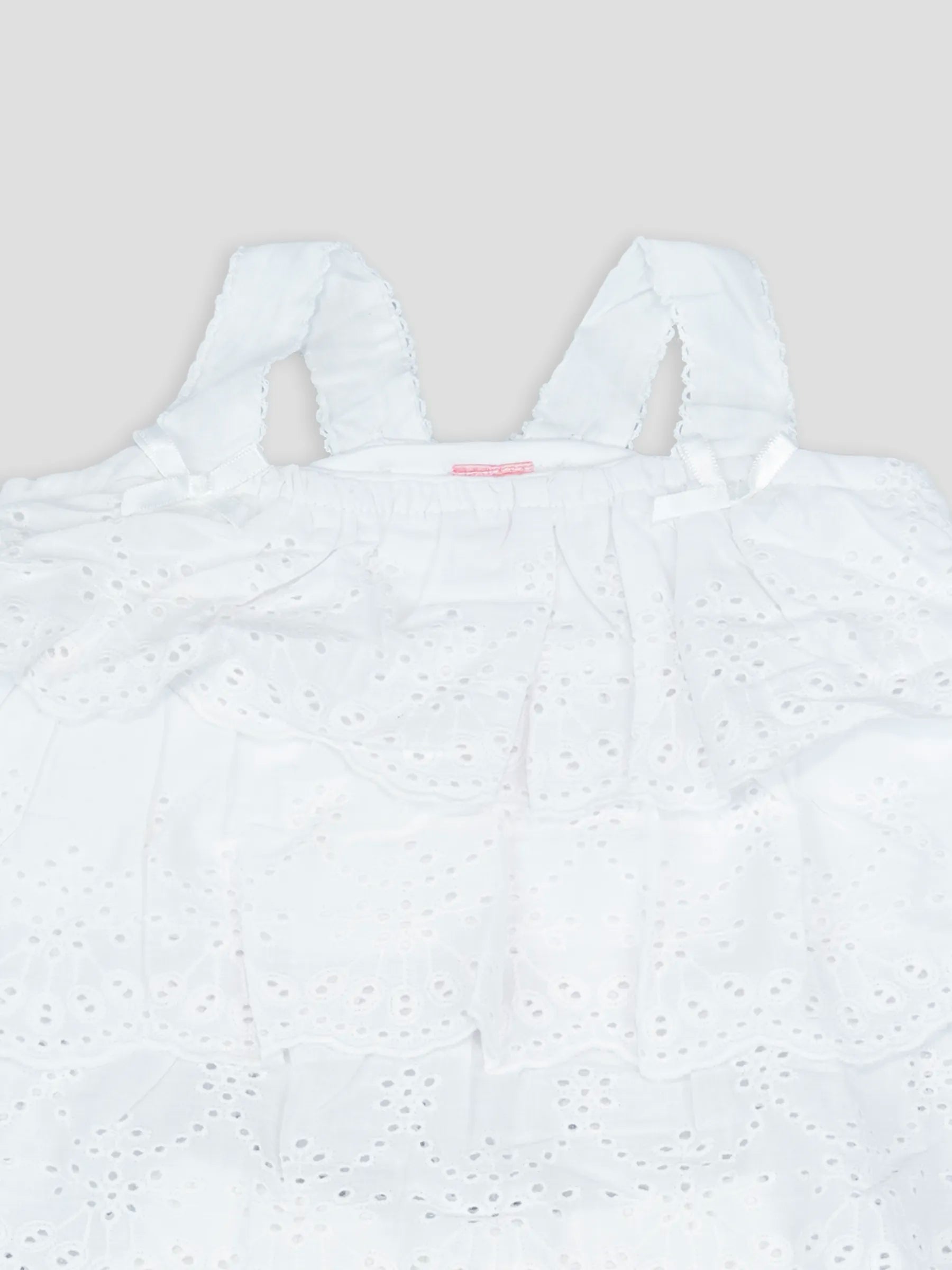 Hap & Hope  Cotton Layered Top & Shorts For Baby Girls