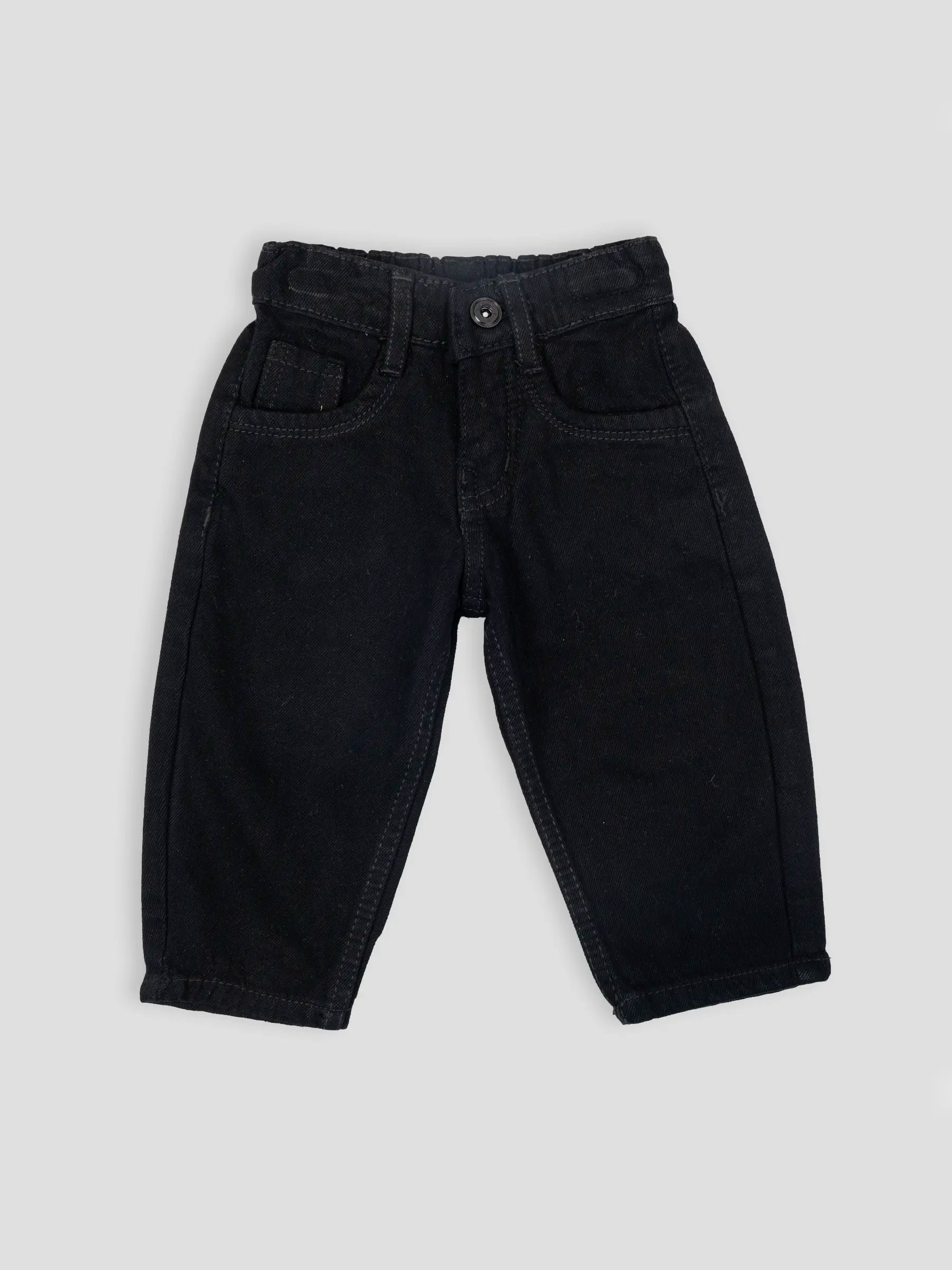 Hap & Hope Unisex Relaxed Fit Plain Denim Jeans For Unisex