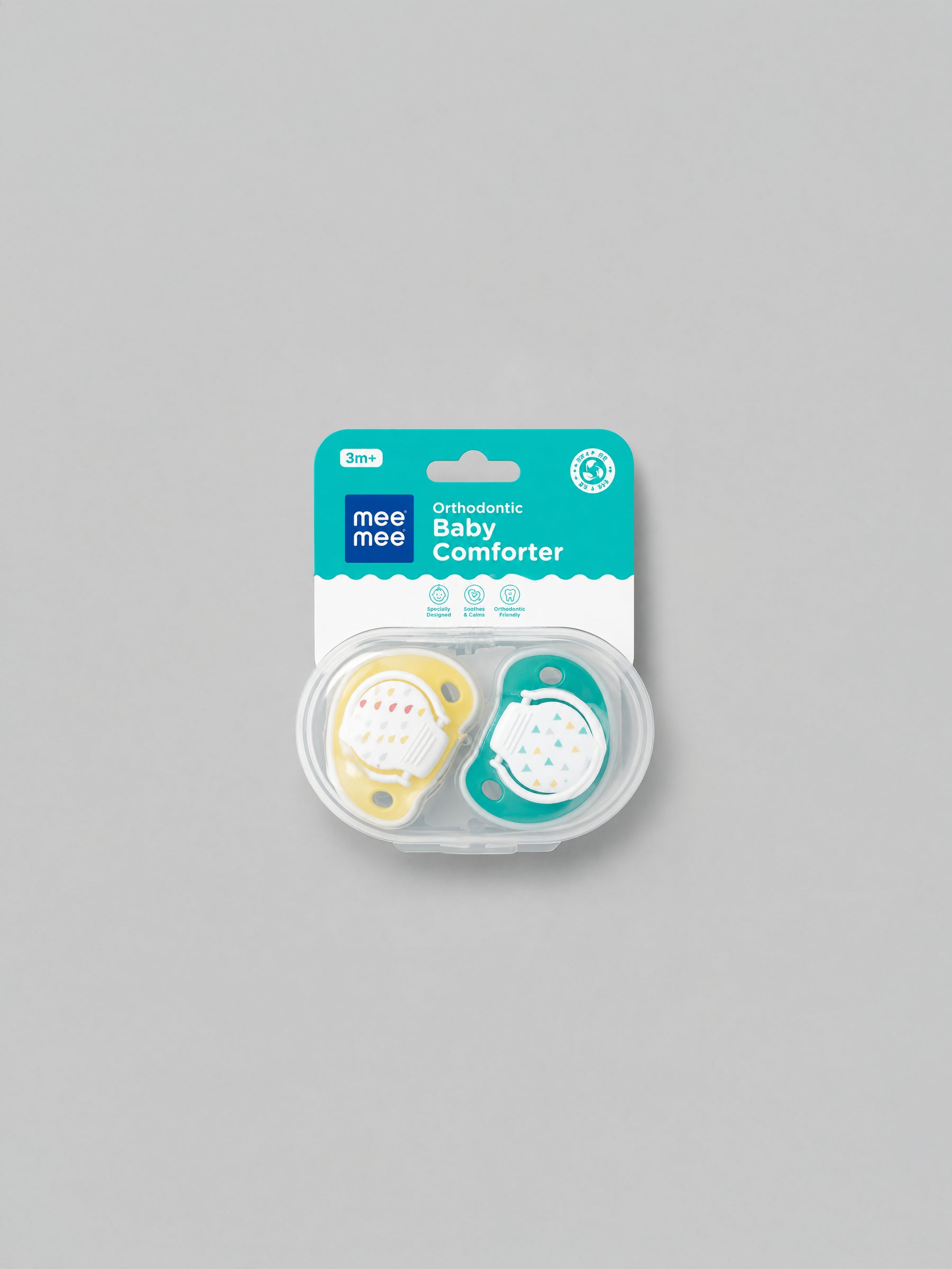 Mee Mee  Silicone Teething Pacifier 2-Pack