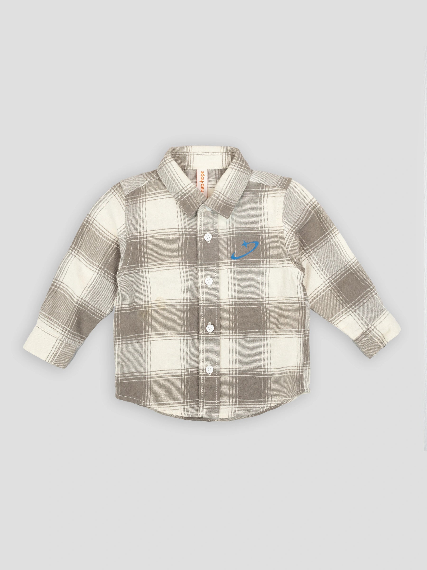 Hap&Hope Checked Full Sleeve Cotton Shirt for Boys
