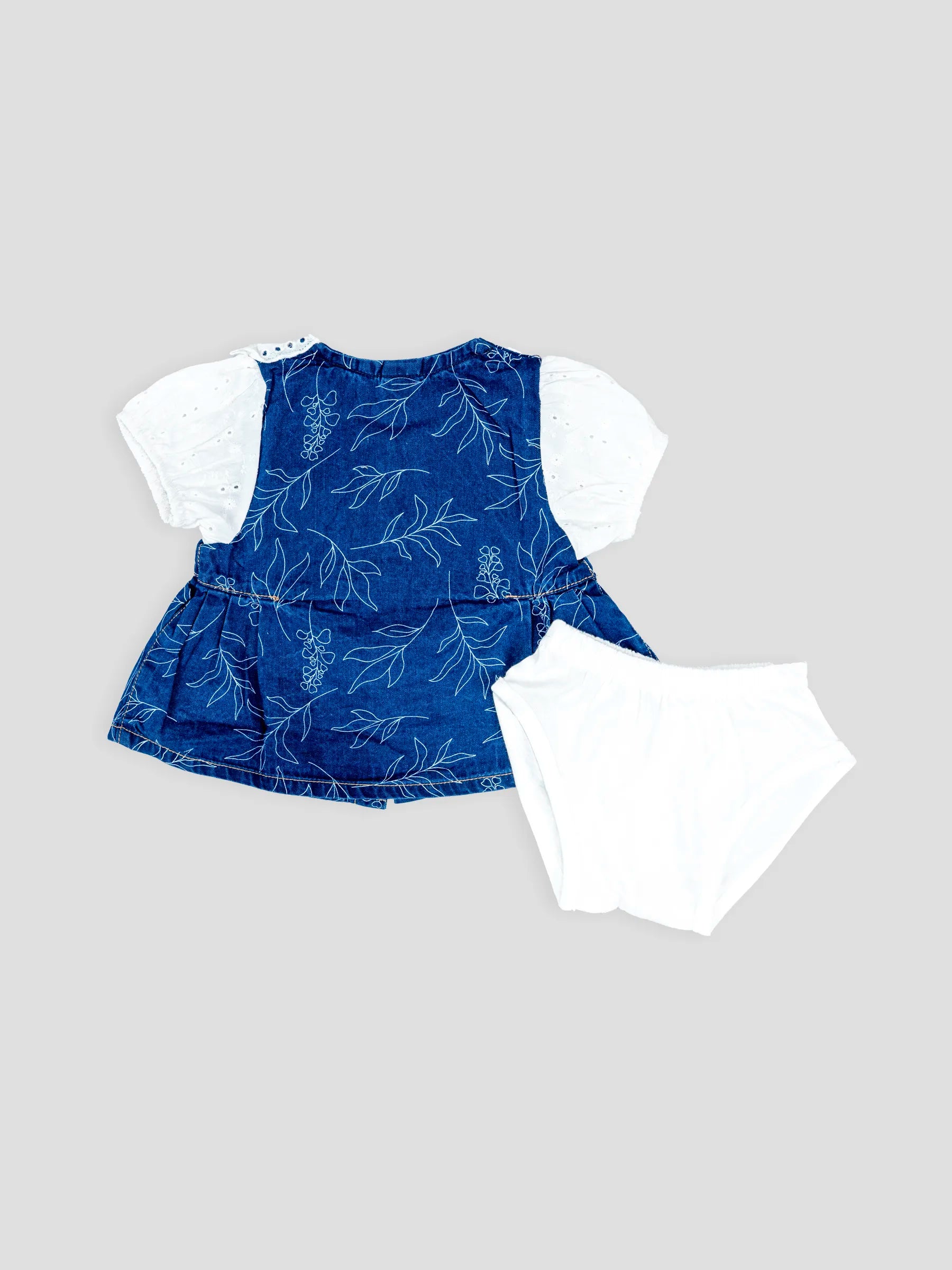 Hap & Hope Printed Cotton Frock For Baby Girls