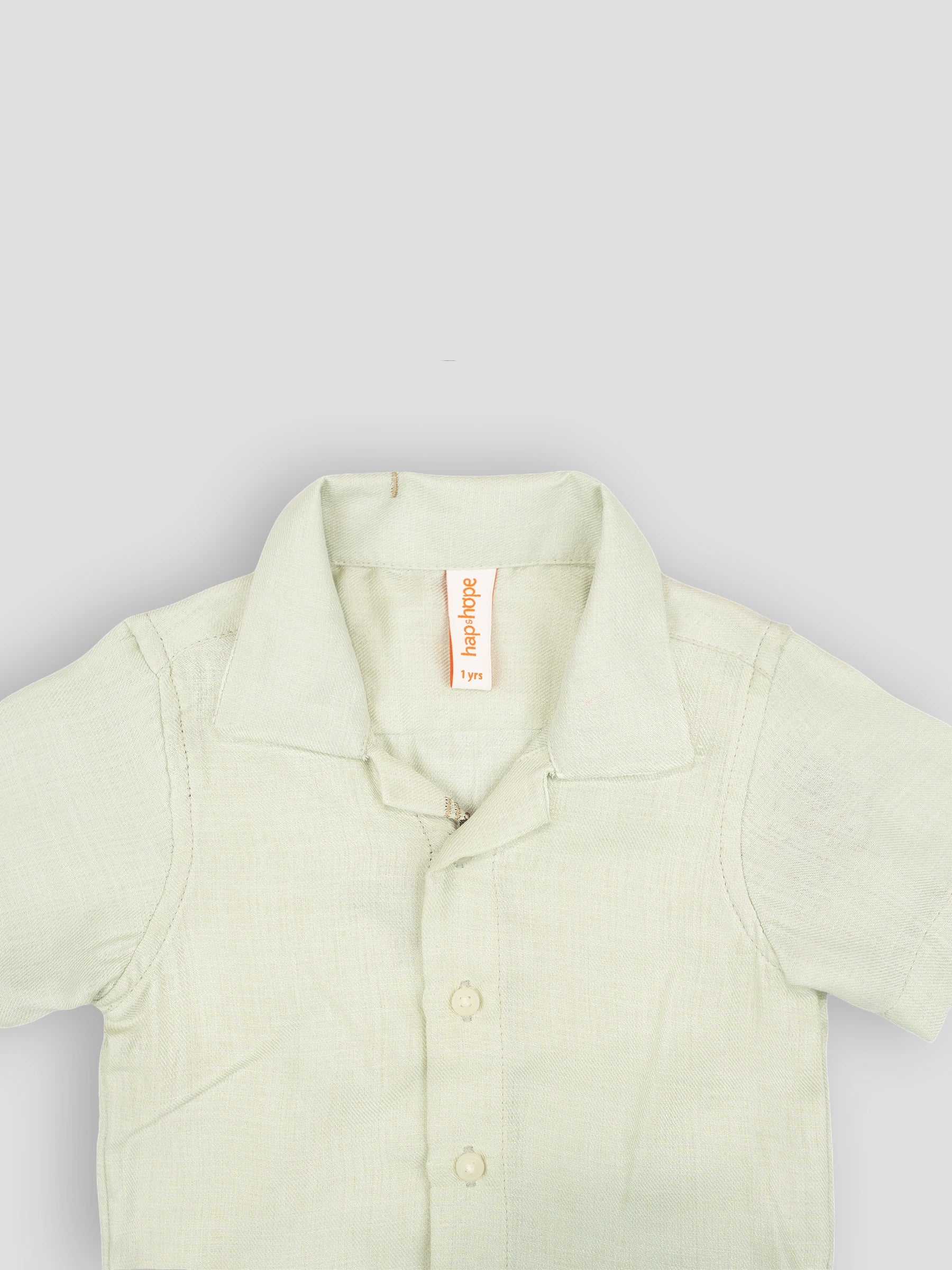 Hap&Hope Printed Camp Collar Half Sleeve Poly Cotton Shirt for Boys