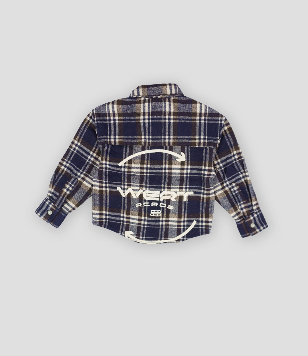 Kids Checked Full Sleeve Casual Shirt