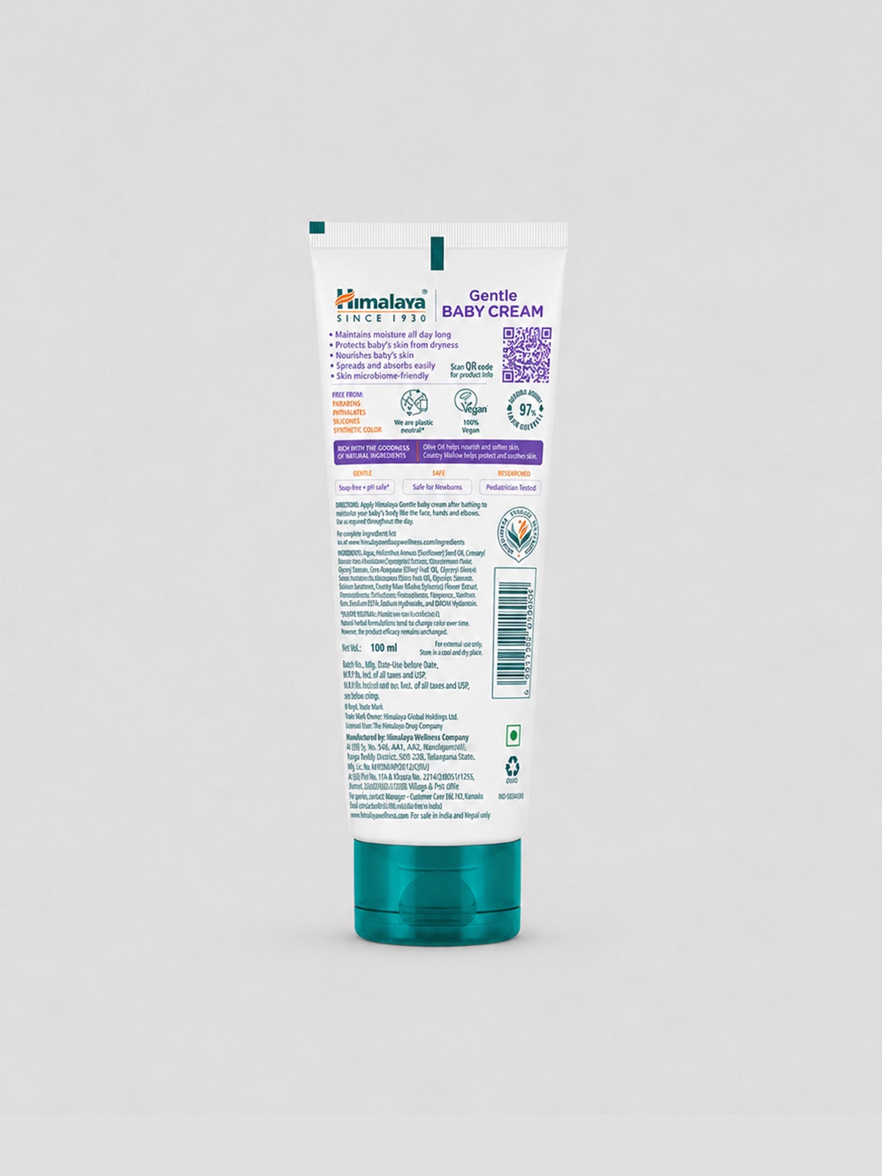 Himalaya Babycare Himalaya Herbal Baby Cream - 100 ml