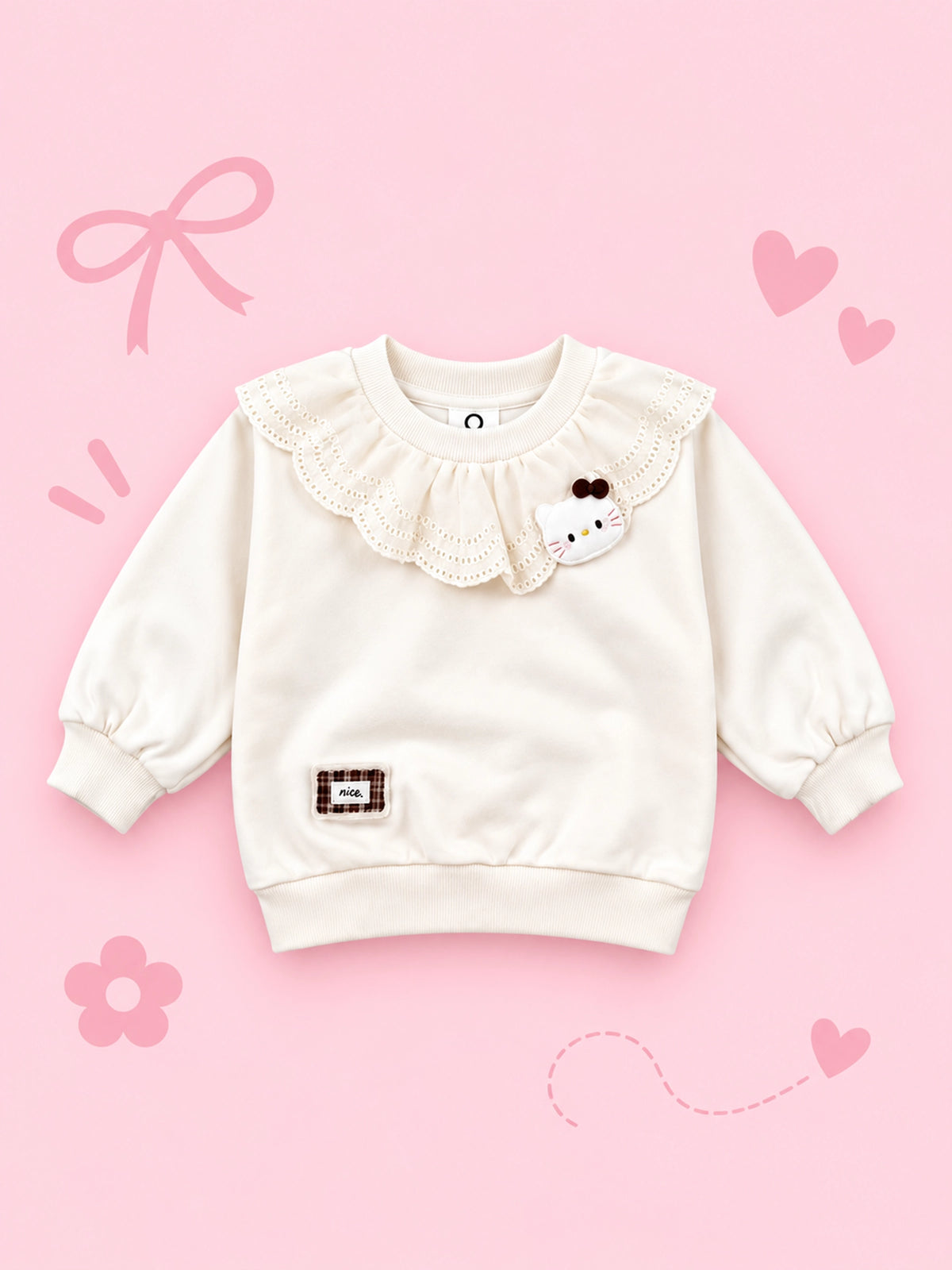 Hap & Hope Printed Round Neck Half Sleeve T-Shirt for Girls